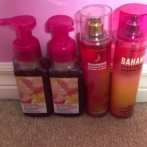 Bath & Body Works Bahamas Passionfruit & Banana Flower Set